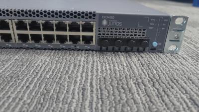 China 10/100/1000Mbps Juniper EX3400-48T-AFI Servicios de puerta de enlace Full-Duplex Half-Duplex en venta