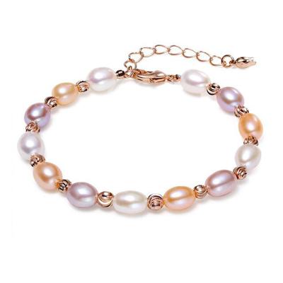 China CLASSIC Factory Wholesale Women Charm Bracelet Hawaiian Jewelry Accessories Fashion Natural Freshwater Pearl Bracelet for sale