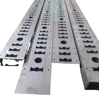 China Q235 Ratchet Tie Down Lashing Cargo L Tracks Strain Loading Rail Truck And Trailer for sale