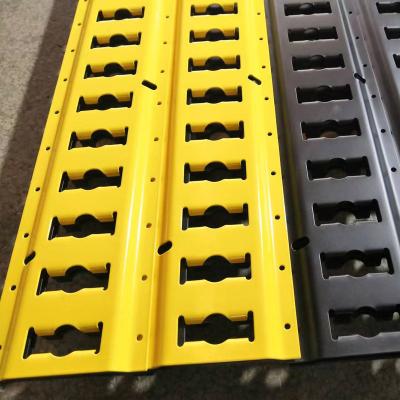 China Q235 E Track Galvanized Cargo Check Link Down Rail Fixing Truck Trailer for sale