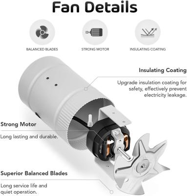 China Industrial Equipment Aluminum Flexible Air Duct Integrated Tubing Connector Flexible HVAC Ventilation Column Fan for sale