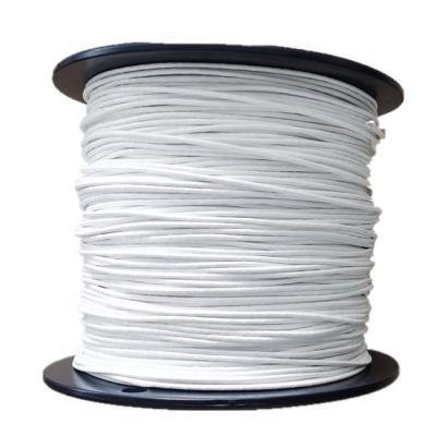 China 600V 22AWG 2C PTFE Shield Bond Overhead Silver Plated Copper Wire for sale