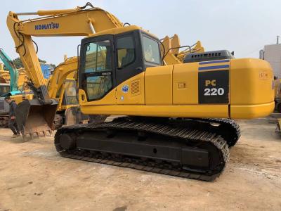 China O tipo da esteira rolante usou a máquina escavadora hidráulica Komatsu PC220 de 22 toneladas à venda