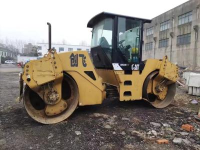 China Compactador de rodillos de tambor doble en tándem CB534D Caterpillar 12T usado en venta