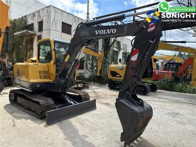 China 5 Ton 6 Ton Excavator Used volvo Ec55 Ec55blc Mini Small Excavator Cheap Mini Excavator on Sale à venda