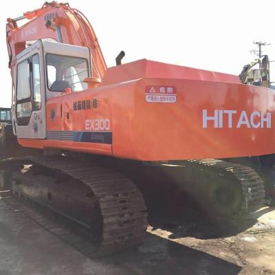 China excavador largo del brazo de Hitachi del ³ del 1.5m, equipo usado Hitachi EX300-1 de 30 toneladas en venta