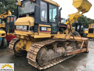 China Heavy Duty Used Cat Bulldozer D6G From Working Site 7 Track Rollers for sale