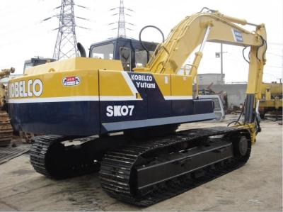 China 18 Tonne 0.7m benutzte ³ Kobelco-Bagger SK07 mit 7425h Arbeitsstunden zu verkaufen