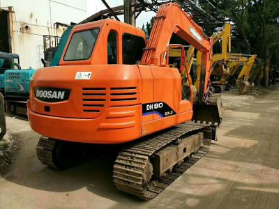 China Horários laborais usados de 8 toneladas do tamanho 3247h da sapata da máquina escavadora DH80GO 400mm de um Doosan de 2014 anos à venda