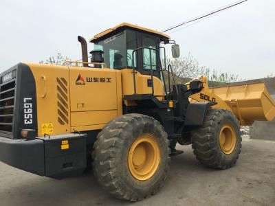 China LG953 levemente usado SDLG Payloader/utilizó cargadores del neumático de goma con horas de trabajo bajas en venta