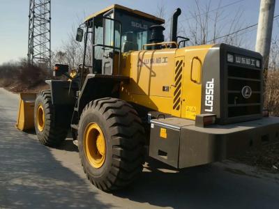 China 65hp rendimiento del viejo de Payloader SDLG LG956 de la mano del poder segundo alto cargador de la rueda en venta