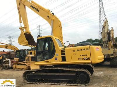 China Máquina escavadora usada de 20 toneladas KOMATSU PC220-6 da esteira rolante à venda