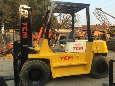 Κίνα TCM FD100 χρησιμοποίησε όλο Forklift εκτάσεων, βιομηχανικό Forklift 10 τόνου φορτηγό προς πώληση