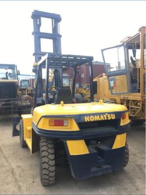 China KOMATSU FD100 utilizó la carretilla elevadora de 10 toneladas, carretillas elevadoras reacondicionadas 2013 años en venta