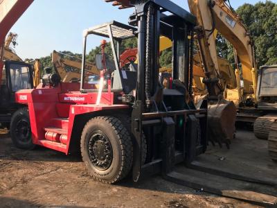 China Barato 20 Ton Used Industrial Forklifts, carretilla elevadora de motor diesel Mitsubishi FD200 en venta