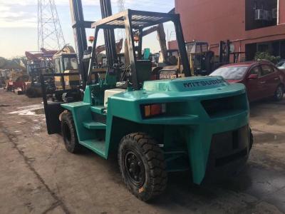 China Mitsubishi FD70 utilizó el equipo de la carretilla elevadora, carretilla elevadora usada del contrapeso 7 toneladas en venta