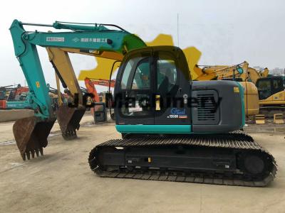 China SK135SR stellen Endstück benutzten Kobelco-Bagger/benutzte Bahn-Bagger mit Mitsubishi-Maschine auf Null ein zu verkaufen