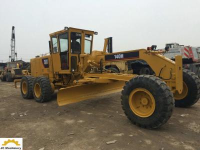 Chine 123 kilowatts ont employé la niveleuse de moteur de Caterpillar, heures de travail de niveleuse d'occasion 140H basses à vendre