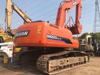 Cina 22 tonnellate Doosan originale hanno usato la profondità di scavatura degli escavatori DH220LC-7 108kw 6660mm della pista in vendita