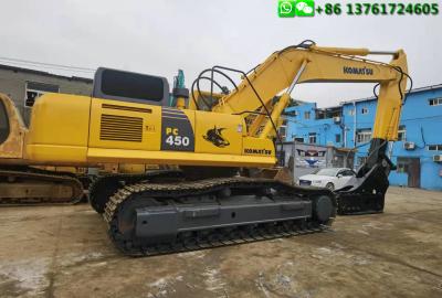 China PC450-8 Hochleistungs-KOMATSU Kettenbagger With Jack Hamme zu verkaufen