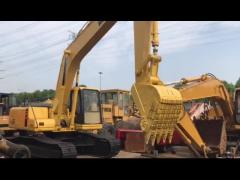 Second Hand Komatsu PC220 Excavator With 20m Long Boom