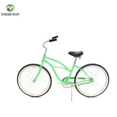 China 26 Inch Steel Frame Beach Cruiser Adult Bike Bike Single Shipped Bicycle for sale