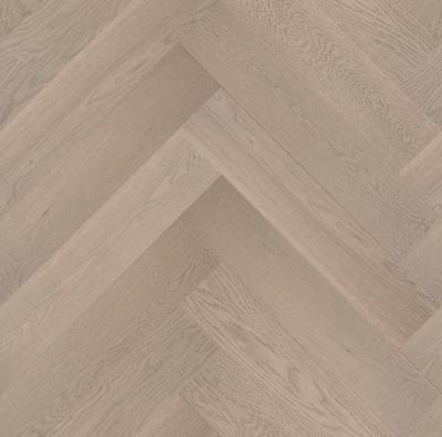 China Natural Formaldehyde / High Quality Low / Healthy Low Price French Design Herringbone Gray Tread Low / Oak Wood Beige Parquet Engineered Flooring for sale