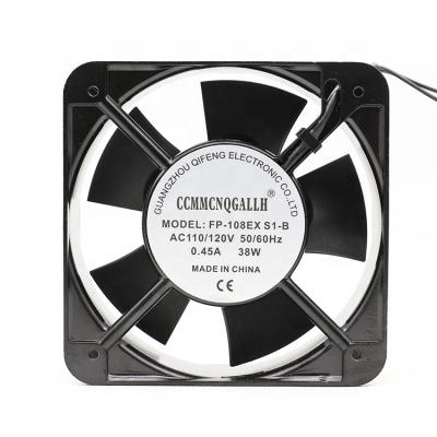 China 50mm fan 15050 double ball bearing AC 110V 15cm 150mm factory high speed axial fan ventilation for sale