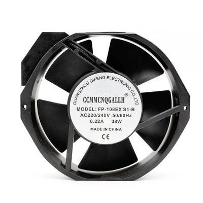 China Factory AC 220V 240V 17238 Double Copper Motor Ball Bearing Fan Low Noise Industrial Axial Fan for sale