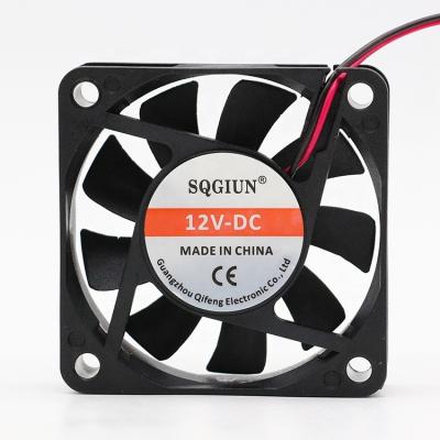 China DC 12V 6015 60mm Low Noise Mini Motor Low Noise Power Saving Axial Fan DC Fan for sale