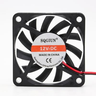 China DC 12V 6010 60mm Low Noise Mini Motor Low Noise Power Saving Axial Fan DC Fan for sale