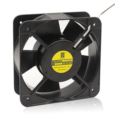 China Factory AC 220V 16055 Copper Motor Double Ball Bearing Iron Blade Long Life Ventilation Fan High Temperature Axial Fan for sale