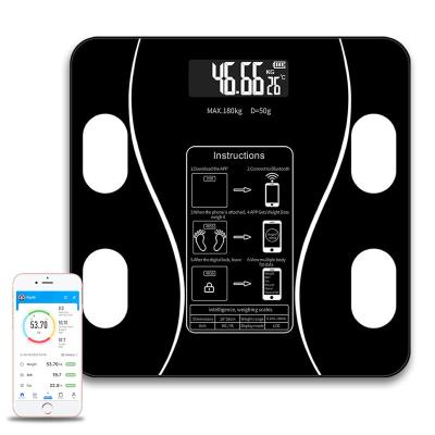 China Desktop Hot Selling Smart Scale Household Weight Scales Floor Fat Percentage Digital Body Fat Scale for sale