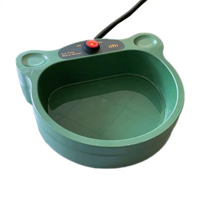 China Automatic Pet Supplies Outdoor Cat Dog Food Plate Automatic Constant Temperature and Heat Preservation Water Heating Bowl for sale