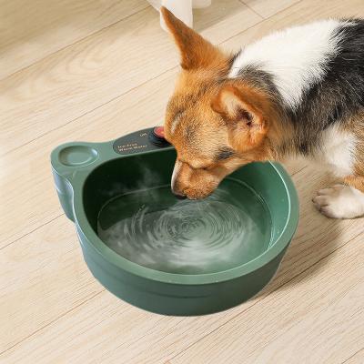 China Automatic Winter Outdoor Pet Drinking Water Dispenser Heating Thermostat Design Automatic Pet Drinking Water FeederIndoor Bowl for sale