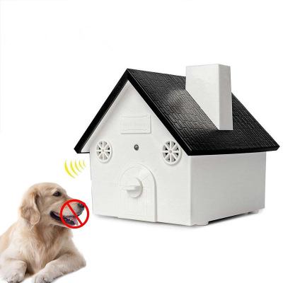 China High Quality Waterproof Outdoor Ultrasonic Bark Control Device Sonic Pet Dog Anit No Retriever Barking Trainer for sale