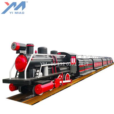 China Theme Park Mini Electric Track Train For Kids Amusement Park Model Train For Sale for sale