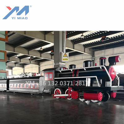 China Amusement Park Electric Track Trains Park Ride Train Kiddle Rides Mini Track Train for sale