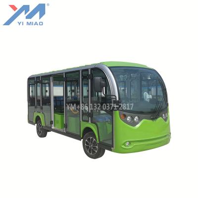 China New Type 14 Passenger Battery Powered Enclosed Electric Tourist Car 23 People for sale