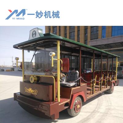 China Body: Fiber Reinforced Glass Chassis: Professional Steel For Vehicles Perfect Design High Quality Sightseeing Car 23 Seats Electric Shuttle for sale