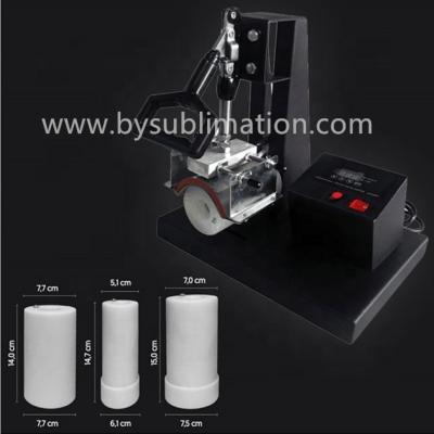 China Heat transfer printing plastic mug heat press machine with 3 mold plastic mug sublimation machine for sale