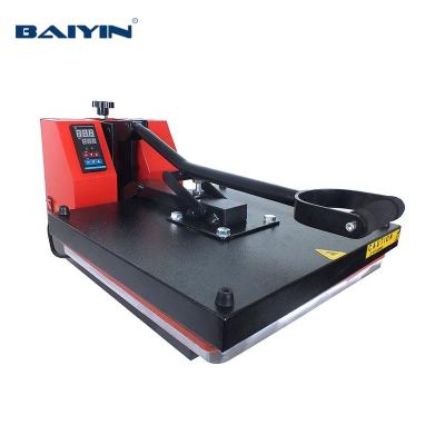 China Fabric Heat Press Machine Baiyin Heat Press Machine For T Shirt Plain Plain Heat Transfer Printing Machine Economical for sale