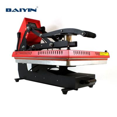 China Garment Shops 38*38cm Luxury Automatic Open Heat Press With Magnetic Drawer Sublimation Machine 40*50cm Baiyin 011B for sale