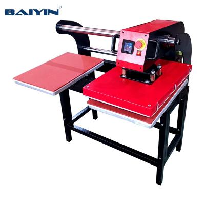 China Garment Shops Type 15*15 16 -*20 Sliding Double Stations Pneumatic Heat Press Machine for sale