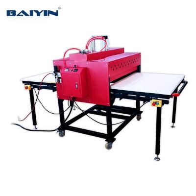 China Garment Shops 120x150cm Large Format Pneumatic Garments High Pressure Clamshell Machine for sale