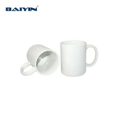 China Viable white mug (white) for heat transfer 11oz for sale