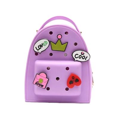 China Fashion Eva Mini Silicone Cartoon Candy Travel Waterproof Student Back Pack Child Jelly Kids Backpack School Bag for Girls for sale