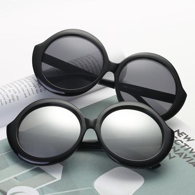 China Customized Fashion Sunglasses 3251 Fashion Round Retro Plastic Framed Glasses On Sale for sale