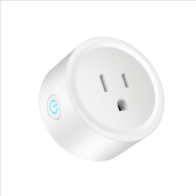 China New Amazon Alexa Google Wireless USA Standard Mini WiFi Smart Plug USA Tuya Smart Life Wifi Socket for sale