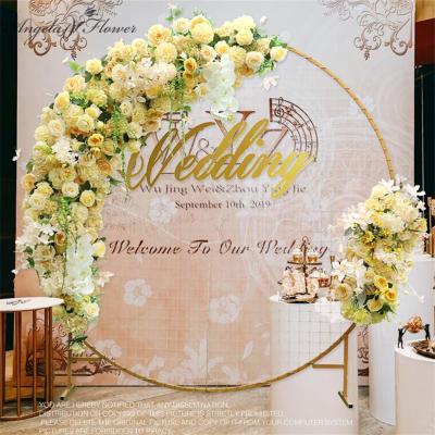 China Homemade Flower Row 180cm Flower Row Decor Wedding Arch Backdrop Party Customized Flower for sale